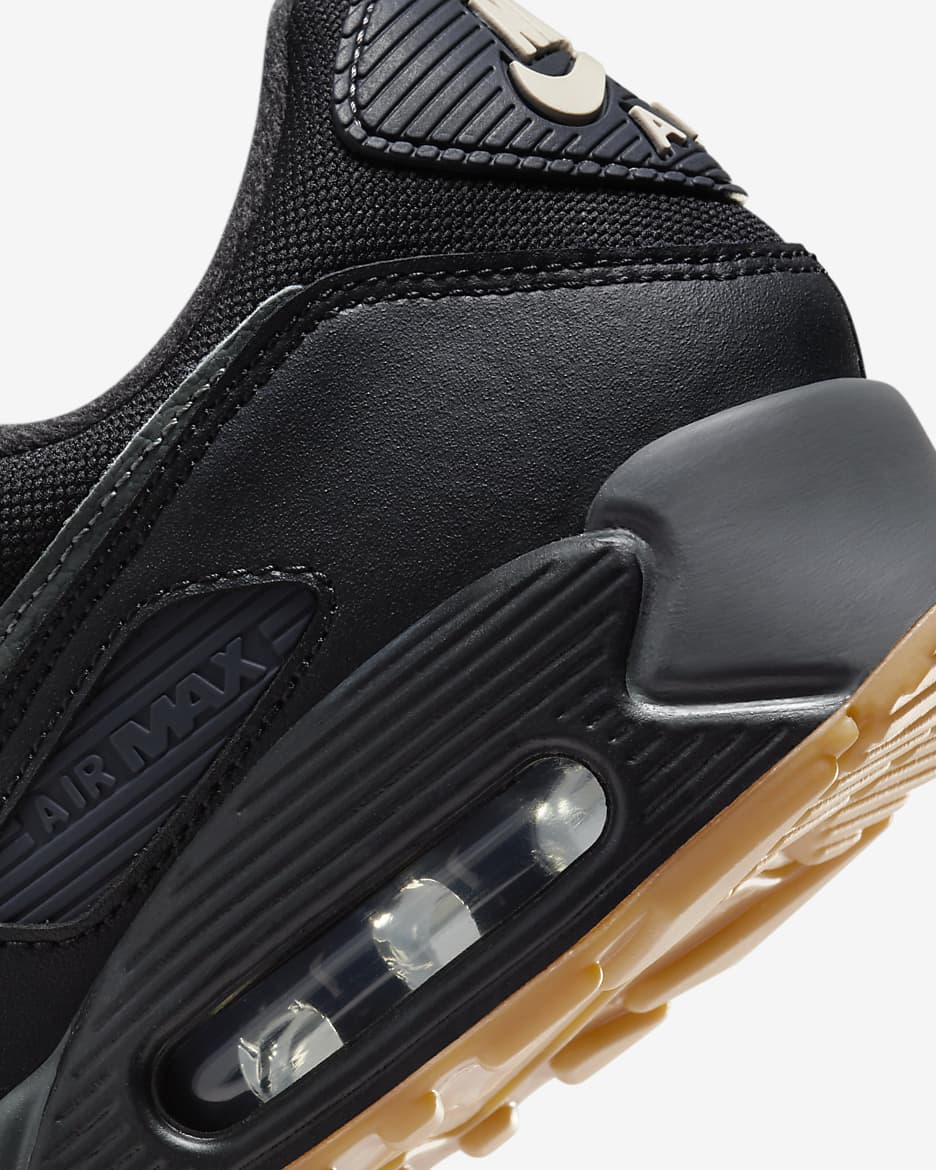 Black air max with clear sole best sale